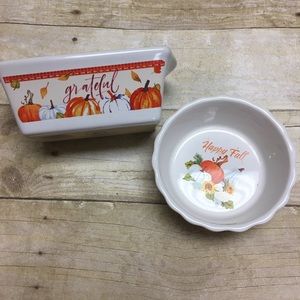 Fall Autumn Thanksgiving Bakewear Set 1